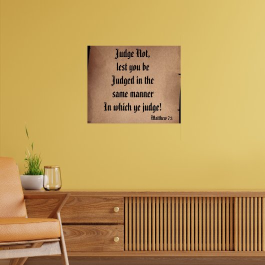 BIBLE SCRIPTURE SCROLL poster (Woonkamer 2)