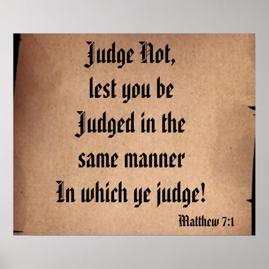 BIBLE SCRIPTURE SCROLL poster (Voorkant)