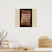 BIBLE SCRIPTURE SCROLL poster (Keuken)