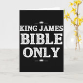 Bible Scripture Verses King James Bible Christian  Kaart (Gele Bloem)