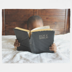 BIBLE STUDIE FLEECE DEKEN