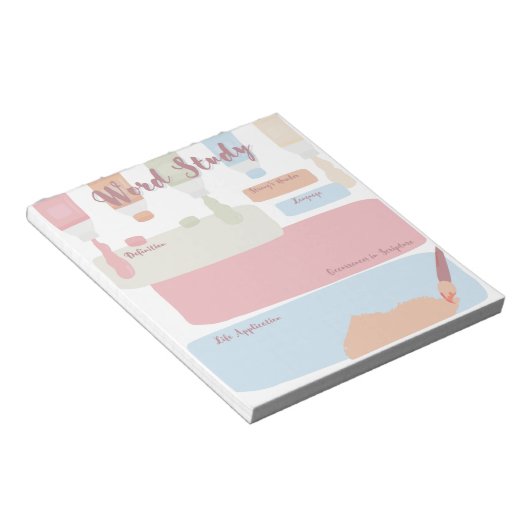 Bible Studie-laptop Notitieblok (Schuin)