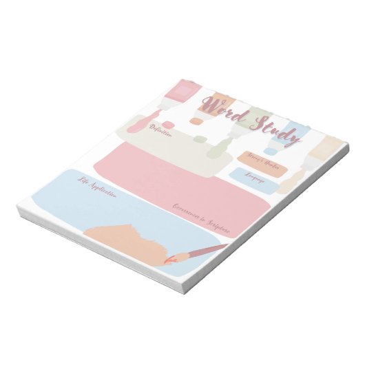 Bible Studie-laptop Notitieblok (Linkerzijde)