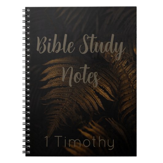 Bible Study-1 Timothy Notitieboek (Voorkant)