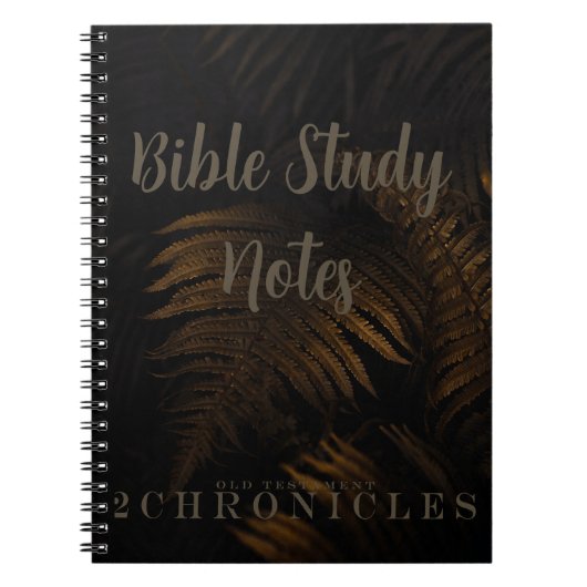 Bible Study-2 Chronicles Notitieboek (Voorkant)