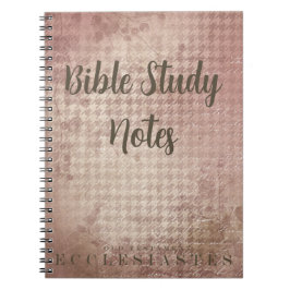 Bible Study-Ecclesiaties Notitieboek