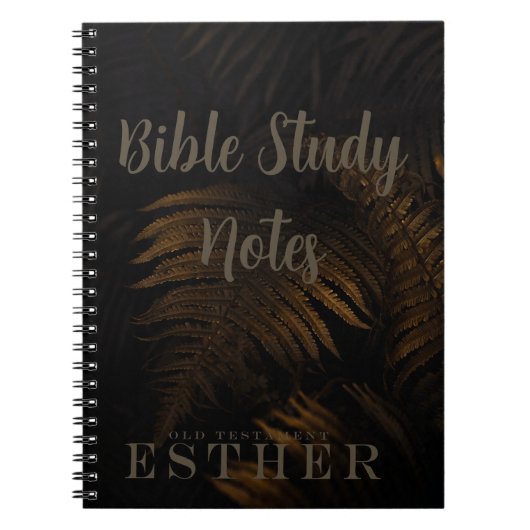 Bible Study-Esther Notitieboek (Voorkant)