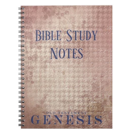 Bible Study-Geneseis Notitieboek (Voorkant)