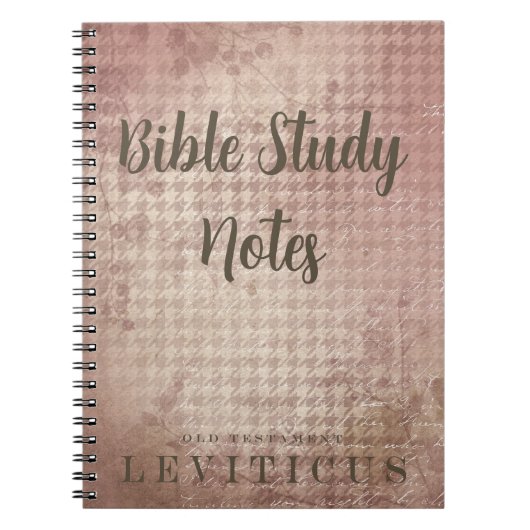 Bible Study-Leviticus Notitieboek (Voorkant)