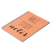 "Bible Study Notes" Kies uw kleur Notitieboek (Linkerzijde)