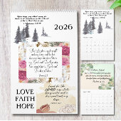 Bible Verse 2026 Wall Calendar Kalender