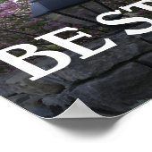 Bible Verse Cherry Blossom Poster (Hoek)