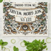 Bible Verse Christian Encouragement Tea Towel Theedoek (Gevouwen)