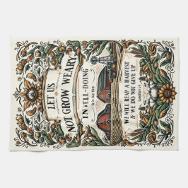 Bible Verse Christian Encouragement Tea Towel Theedoek