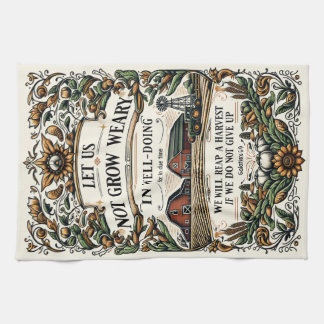 Bible Verse Christian Encouragement Tea Towel Theedoek