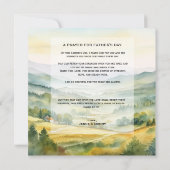 Bible Verse Christian Father’s Day Card Kaart (Achterkant)