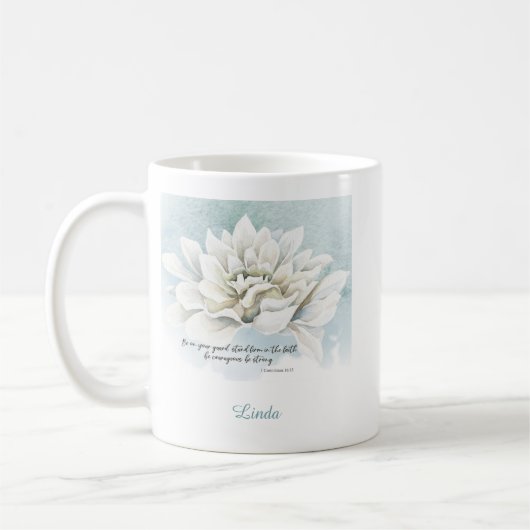 Bible verse Coffee Mug Koffiemok (Links)