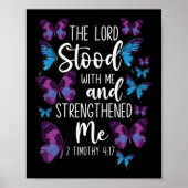 Bible Verse de Heer zingt met mij en Poster (Voorkant)