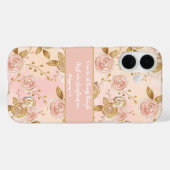 Bible Verse Floral Case-Mate iPhone Case (Achterkant (horizontaal))