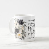 Bible Verse Floral Coffee Mug Koffiemok (Voorkant links)