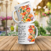 Bible Verse Floral Coffee Mug Koffiemok