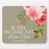 Bible verse floral Mouse pad Muismat (Voorkant)