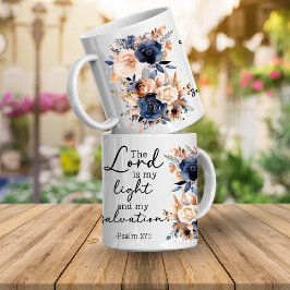 Bible Verse Floral Psalms Coffee Mug Koffiemok