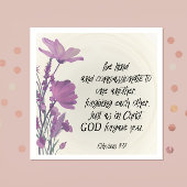 Bible verse Floral Servet