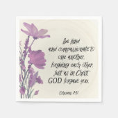 Bible verse Floral Servet (Voorkant)