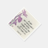 Bible verse Floral Servet (Hoek)