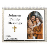  Bible Verse Gold Cross Arched Photo Gallery Kalender (Hoes)