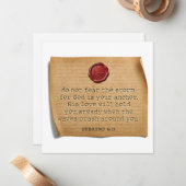 BIBLE VERSE - Hebrews 6:19 - Personalized Notecard Notitiekaartje (Voorkant / Achterkant in situ)