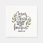 Bible verse Hebrews Servet (Voorkant)