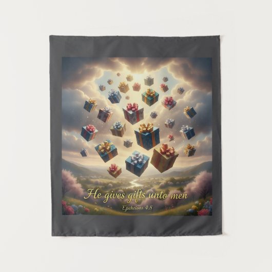 Bible Verse Inspired Tapestry Wandkleed (Voorkant)