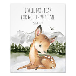 Bible Verse Isaiah 41:10 Foto Afdruk