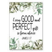 Bible Verse James Kaart (Achterkant)