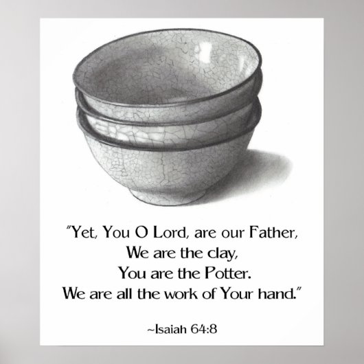 BIBLE VERSE, JE BENT DE POTTER, ISAIAH POSTER (Voorkant)