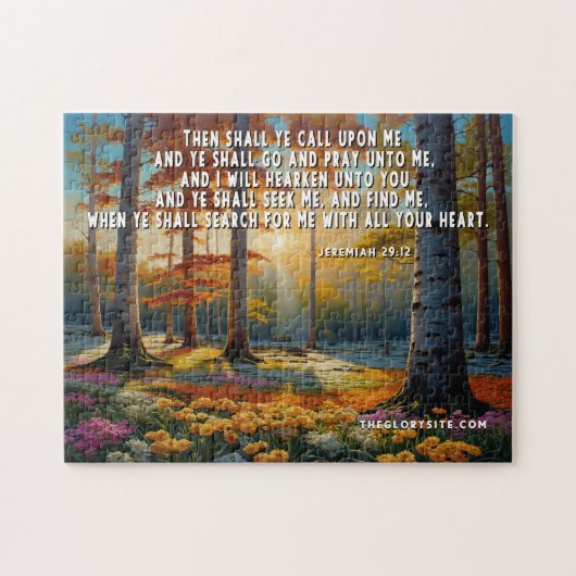 Bible Verse Legpuzzel (Horizontaal)