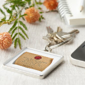 BIBLE VERSE - Matthew 6:28 - Keychain (Zijkant)