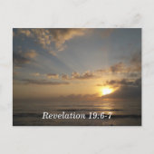 Bible Verse Memory Kaart Revelation 19:6-7 (Achterkant)