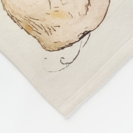 Bible verse nursery animals fleece blanket (Hoek)