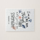 Bible verse Philippians Puzzle Legpuzzel (Horizontaal)