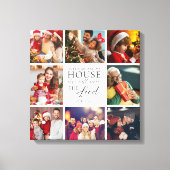 Bible Verse Photo Collage Family Religious Canvas Afdruk (Voorkant)