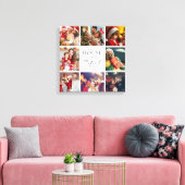 Bible Verse Photo Collage Family Religious Canvas Afdruk (Insitu (Woonkamer))