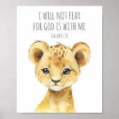 Bible Verse Poster for Kids Bedroom Decor (Voorkant)