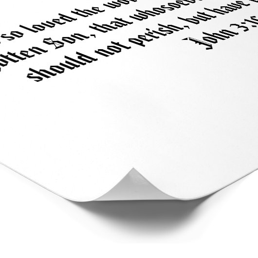 Bible Verse Poster Print Template To Personalize (Hoek)