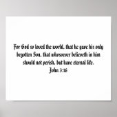 Bible Verse Poster Print Template To Personalize (Voorkant)