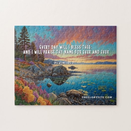 Bible Verse Psalms Legpuzzel (Horizontaal)