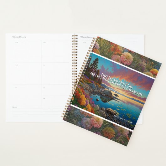 Bible Verse Psalms Planner (Display)