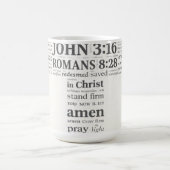 Bible Verse Reference Cross Wall Art Koffiemok (Center)